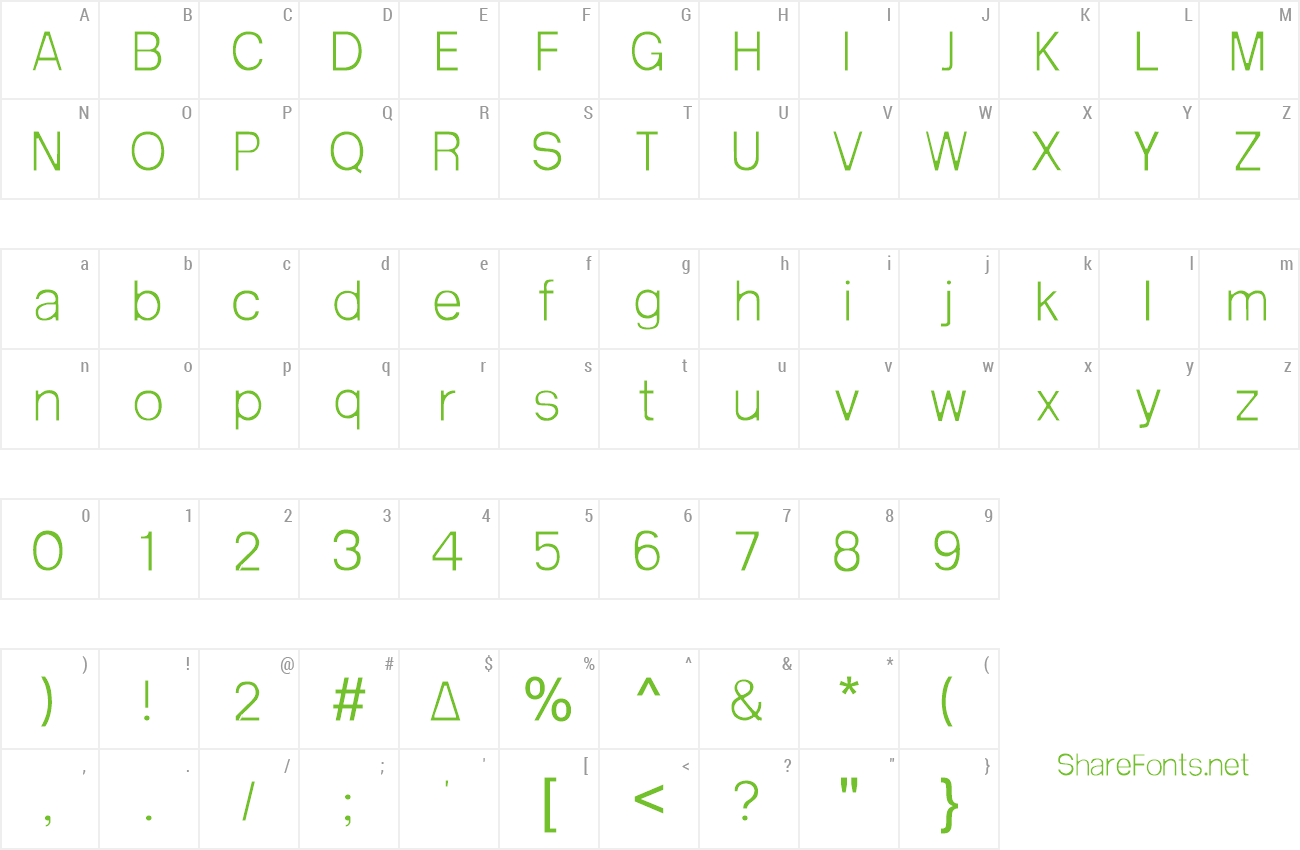 Font Arctik 2 preview
